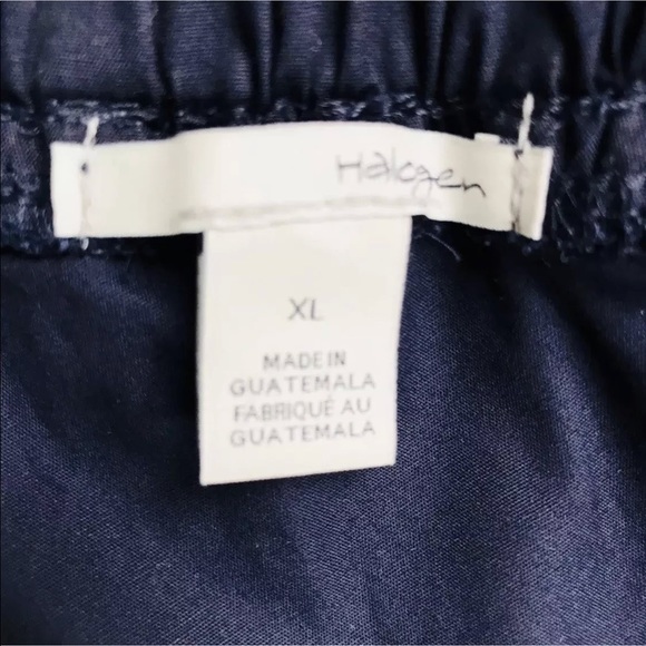 Navy Blue One Shoulder Double Ruffle Top - Picture 6 of 8